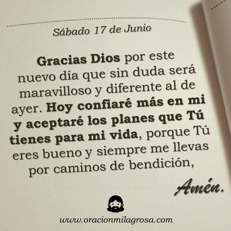 oracion_milagro's tweet photo. Oración para el sábado 17 de junio de 2023: https://t.co/RppOWDw8r7