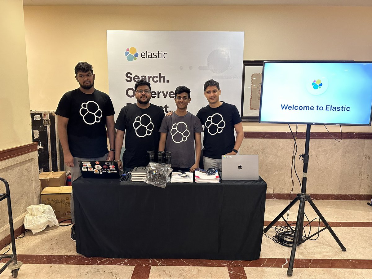 We are ready to host you today at @KcdMumbai.
Visit our booth to say Hii and learn more about @elastic and @ElasticMumbai Community.

#elasticsearch #kcdmumbai #commuity