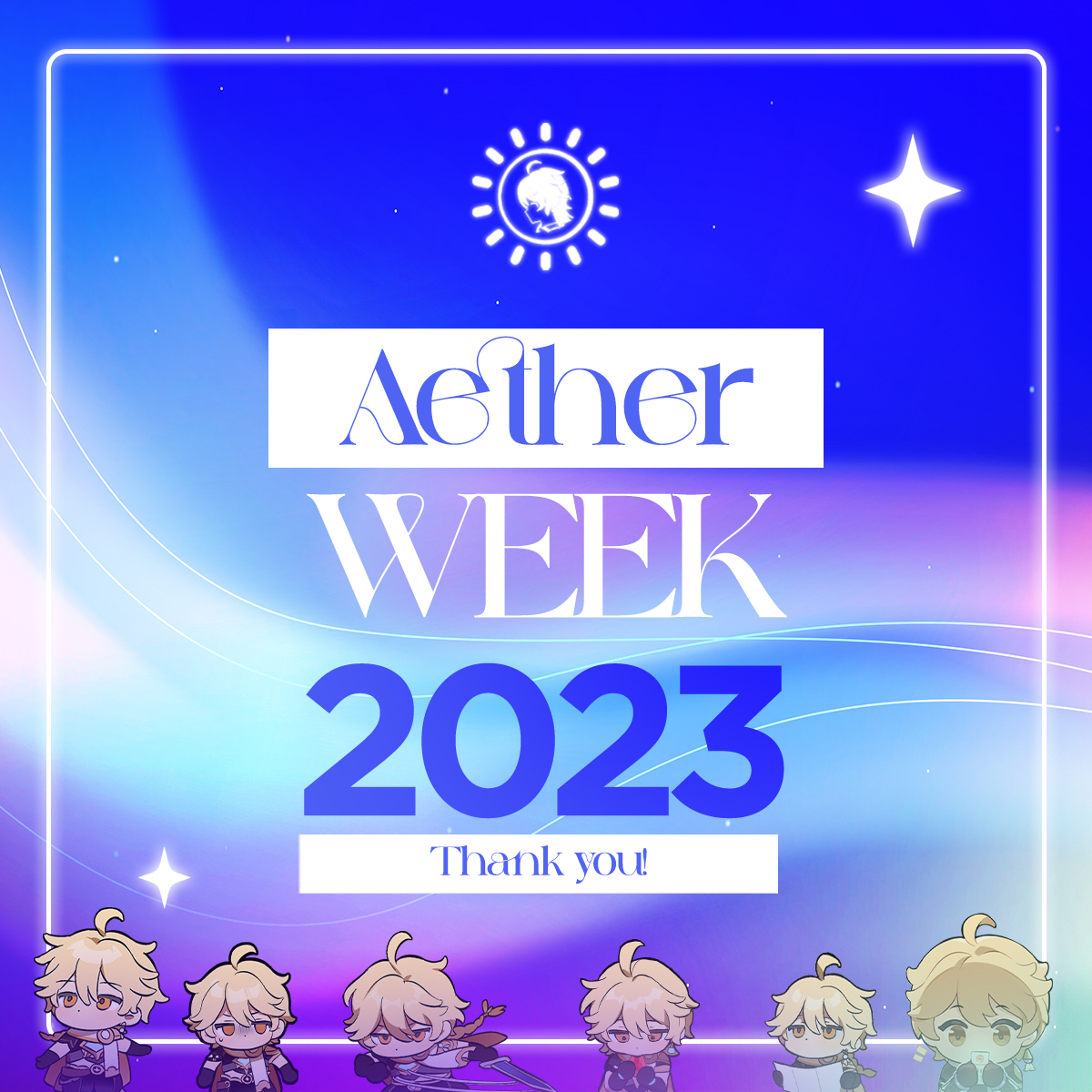 And that concludes #AetherWeek2023 !
Thank you to all the content creators who took their time to create masterpieces. Thank you as well to everyone who enjoyed their content and supported them ✦

I hope it became a fun and enjoyable week for everyone! ☀️ Until next time!