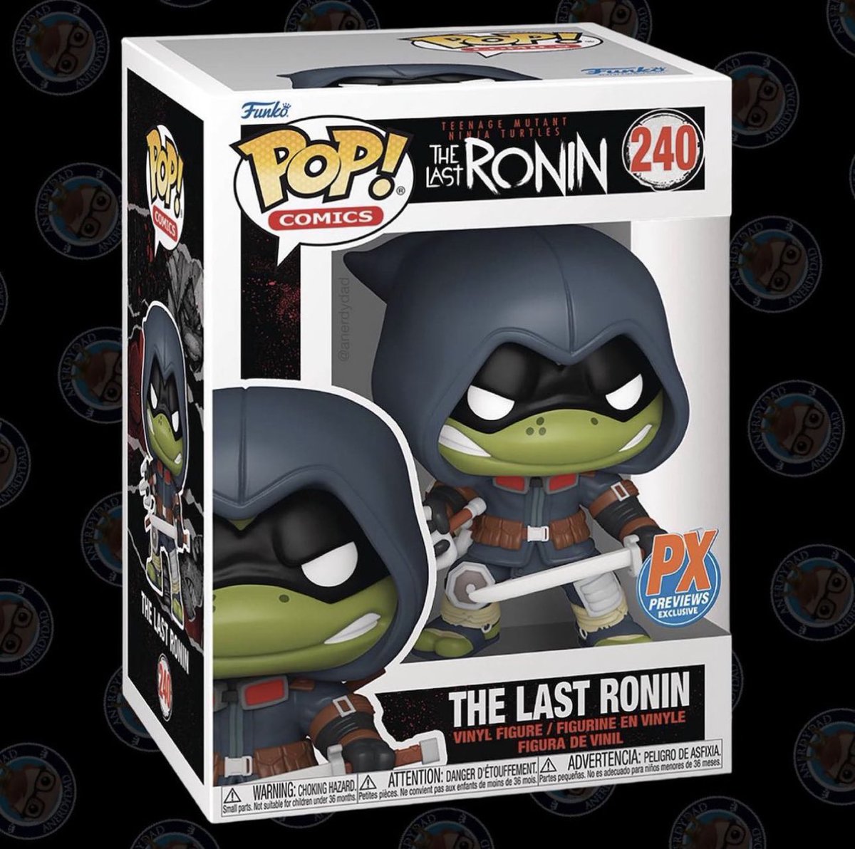 The Last Ronin. First look at the new PX Previews exclusive Funko POP! Coming soon ~ thanks @anerdydad ~ #TMNT #TheLastRonin #FPN #FunkoPOPNews #Funko #POP #POPVinyl #FunkoPOP #FunkoSoda