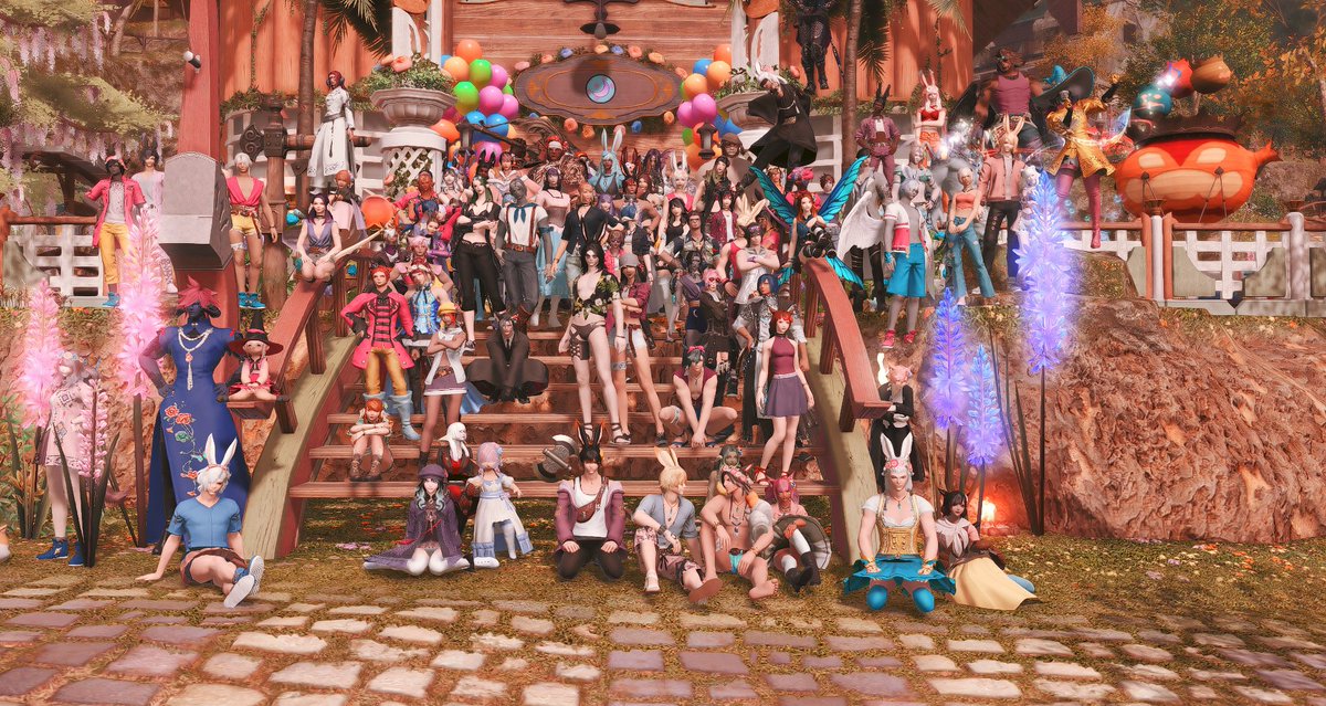 What a wonderful turnout, i hope i got everyone! #pride2023themeparty