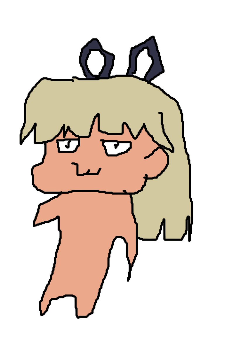 「マウスで描いた安里ちゃん」|瑞野流石(12/28)のイラスト