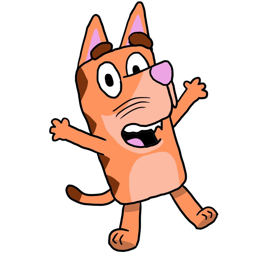 I have not seen any cats in the show yet so I do not know what they would look like so this probably looks more like a dog than a cat (and I am a cat if you did not notice) but here is the best I could do at making me! :333

(I did not see a convenient way to draw my hair on her)