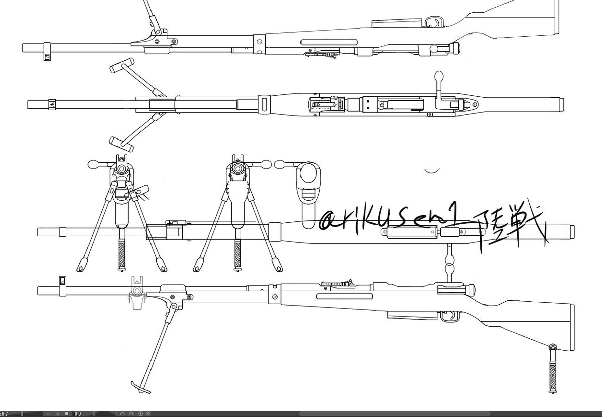 日本陸軍が開発していたとされる13mm手動銃。 少ない情報から難儀しつつ、見た目がデカい三八式らしいとの事で恐らくこうであろうとオリジナルを含みつつデザインさせて頂きました。 世界初の3D立体化!おめでとうございます!