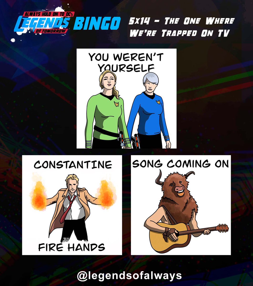 Plenty of game fun in our coverage of “The One Where We’re Trapped On TV!”

Look out for a new episode this Wednesday! #legendsoftomorrow #dcslegendsoftomorrow #savelegendsoftomorrow #ahotdclot #arrowverse #dccomics #saralance #avalance #constantine #johnconstantine