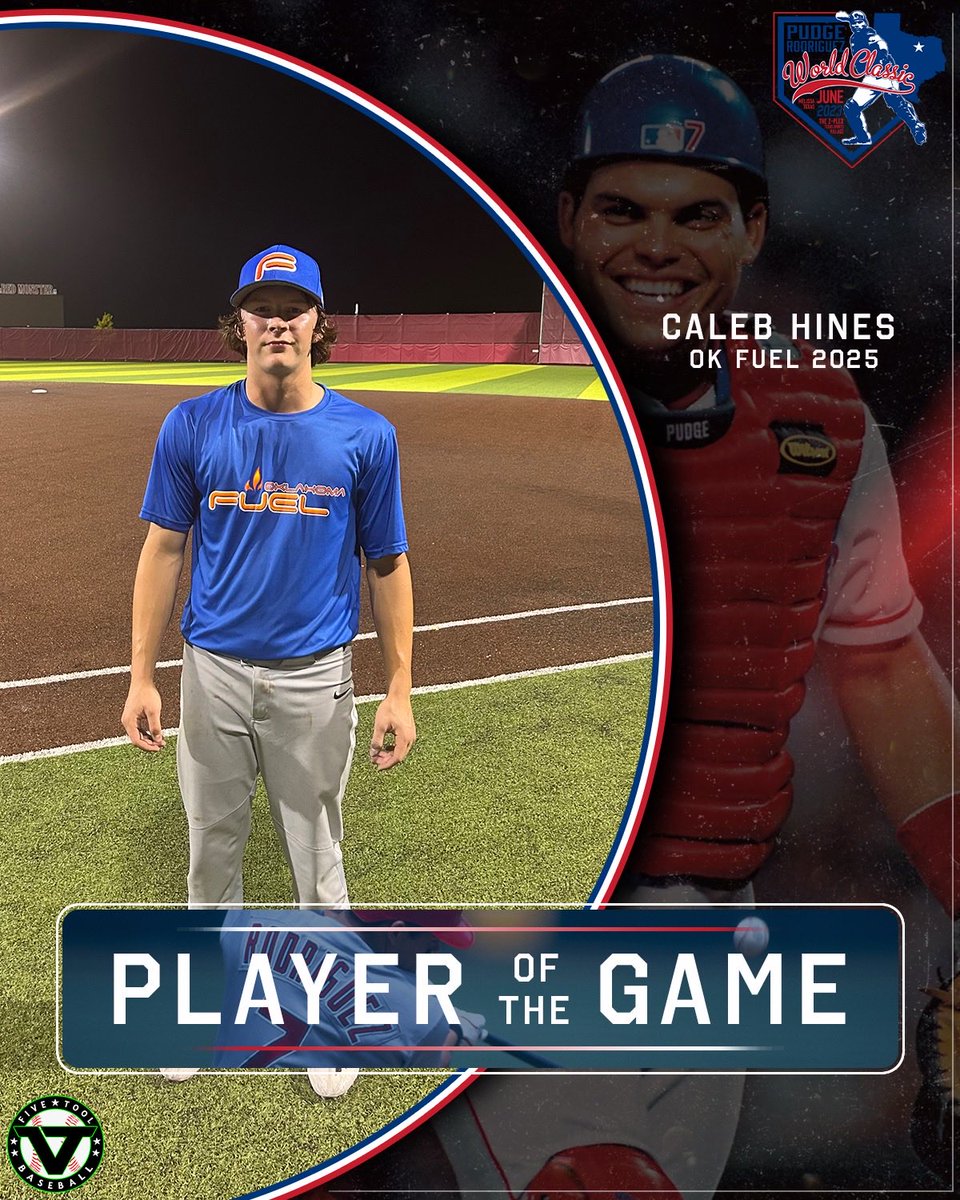 FiveToolTexas's tweet photo. #Pudge F: @OKFuelAthletics 2025 10, DFW Twins 16U Black 0
PoG: @Caleb_Hines15 5 IP, 6K, 0H
Hitter: @yoyo_mase0 1-2, HR, 2 RBI, R https://t.co/3mhxfC3NsY