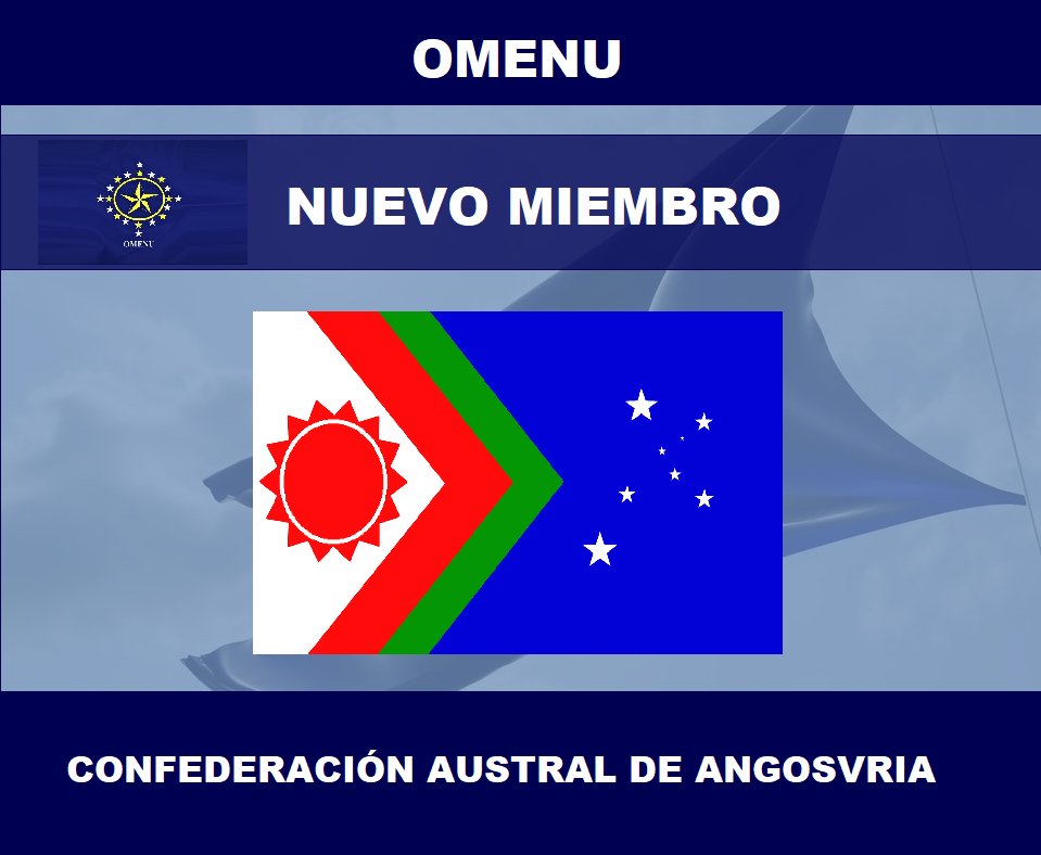 ANUNCIO OMENU:
Nuevo miembro de la OMENU - 16 de Junio, 2023
Micronación: Confederación Austral de Angosvria
<a href="/Gobiernofedera4/">Confederación Austral de Angosvria</a>
 
#Micronations #Micronaciones #Organismo
