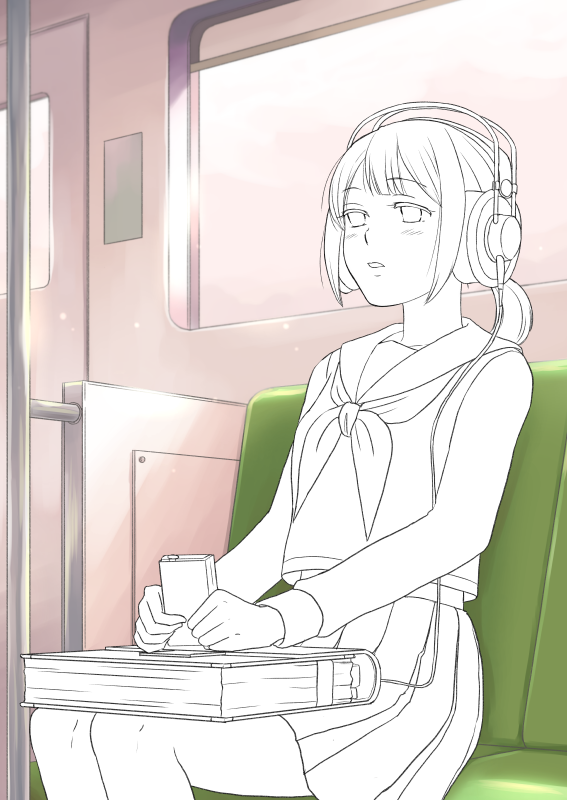 先に背景 
