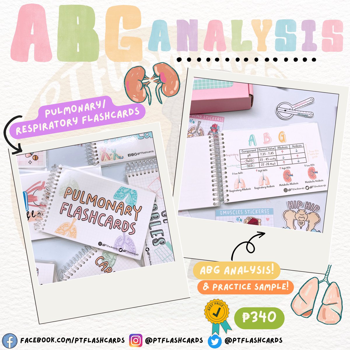 ARTERIAL BLOOD GASES (ABG) ANALYSIS ✨

Happy Studying! 🤍

#pulmonary #respiratory #abganalaysis #physicaltherapy #medtwitter #medicine #medstudent #arterialbloodgases #studygram #infographics #studymaterials