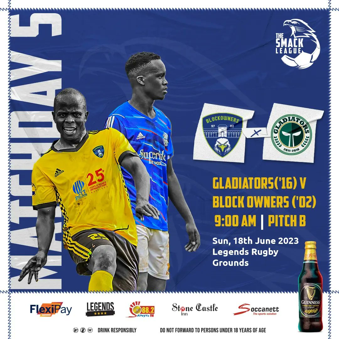 BlockOwners's tweet photo. Time Check!! 9:00 am this Sunday we shall be taking on the @gladiators_16. This is going to be EPIC. 🔥🔥🔥Wuuhu Wuuhu 

#BlockOwners #Gladiators #TheSmackLeague #TSL6 #Britam #Lagandott https://t.co/Ef0JnPIkts