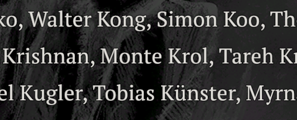 ChainAttackTrev's tweet image. I watched the D4 credits very carefully just so I could take this screenshot @krolco, I hope you appreciate my sacrifice! Those credits are long! ;)