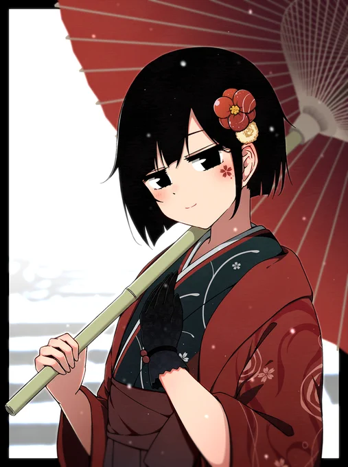勝手ながらノカタさん()の華さんを描かせていただきました!めちゃくちゃかわいいデザインで一目惚れしました! 