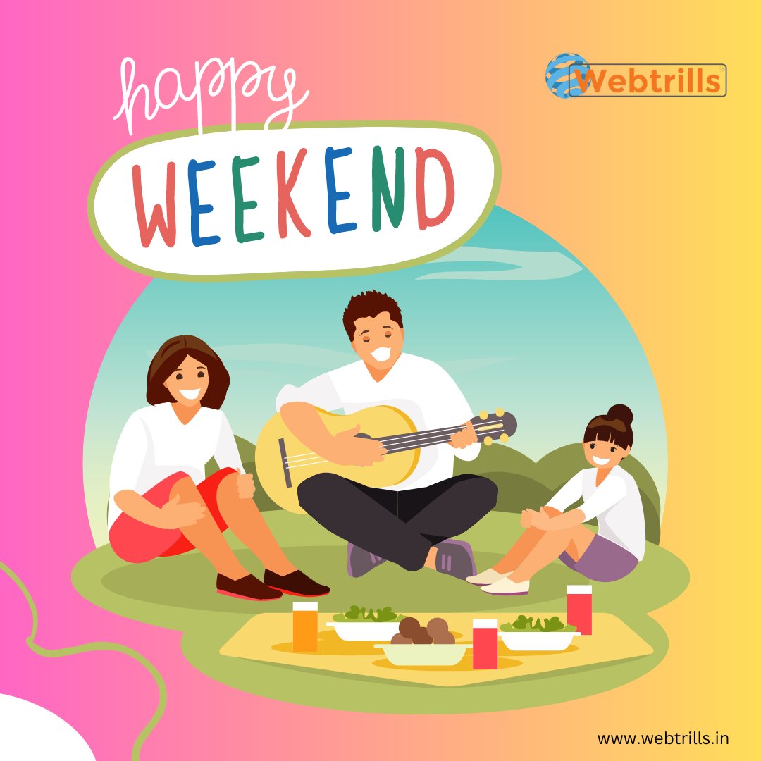 Weekends are days to refuel your soul and to be grateful for the blessings that you have.
.
Reach your target audience with our expert digital marketing services.
contact us:-
☎️+1.202.421-5747
🌐webtrills.in 
.
#webtrills #happyweekend #weekendmotivation #goodmorning