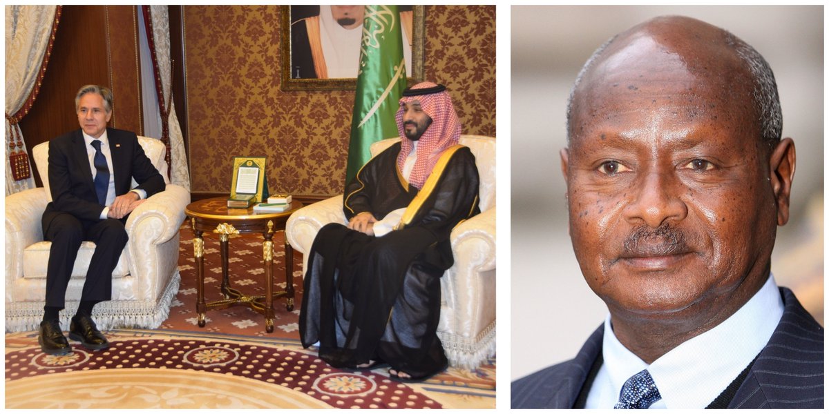 President @JoeBiden Imposes Sanctions On Ugandans Over Anti-Homosexuality Act, Human Rights, And Democracy, A Week After @ABlinken  Praised #SaudiArabia Where Gays Are Put To Death And Met With Crown Prince Mohammed Bin Salman Who Directed The Beheading Of @washingtonpost…