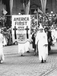 In the 1920s an nativist, white nationalist movement began to rise in America. It was anti-immigrant, racist and it gave rise to what we now call the “Second Wave of the Ku Klux Klan” 

What was it called?