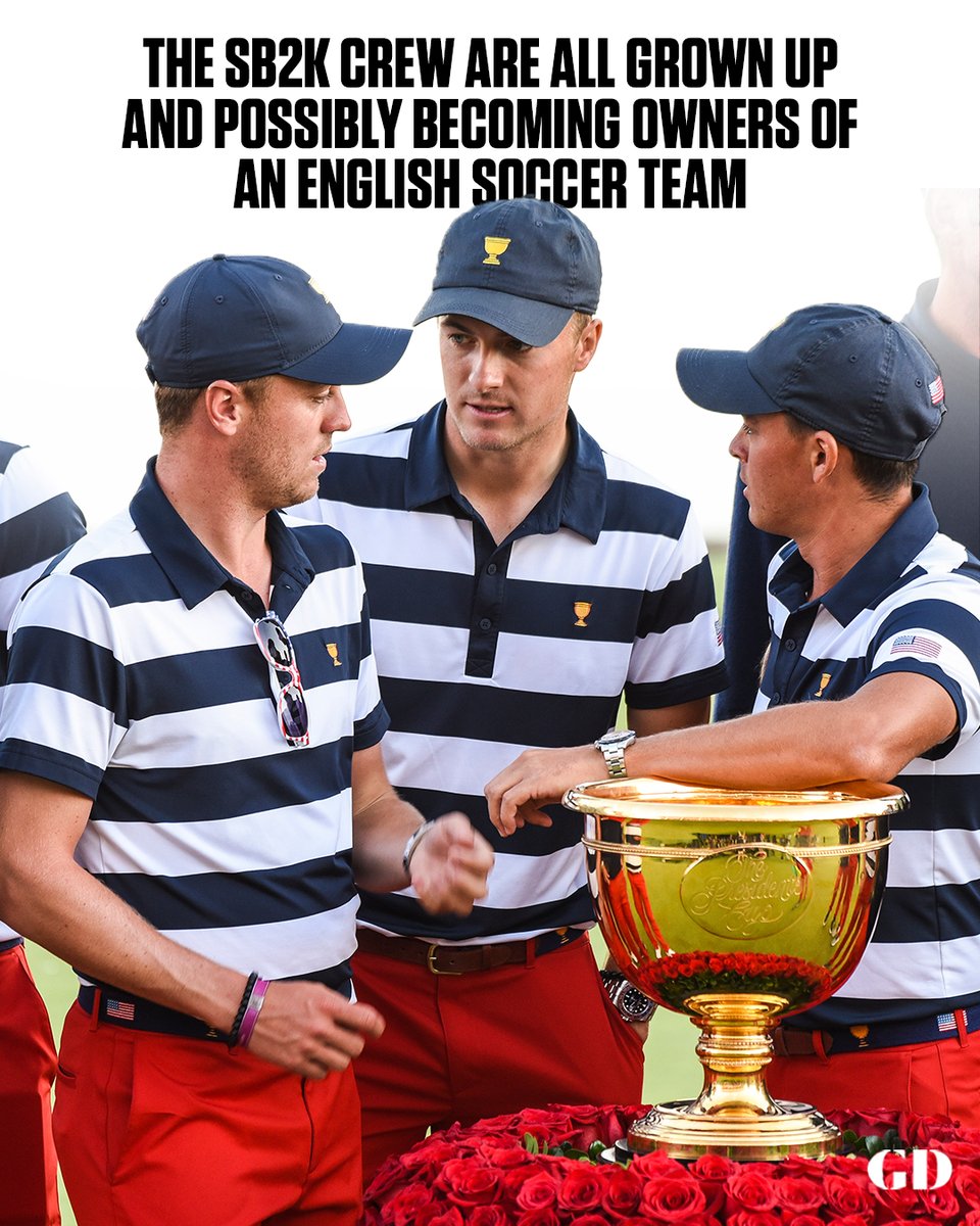 GolfDigest's tweet photo. Justin Thomas, Jordan Spieth, and Rickie Fowler are pursuing partial ownership in Leeds United. 👀

Full story: https://t.co/WCDsykBA1E https://t.co/snotxAQHgi