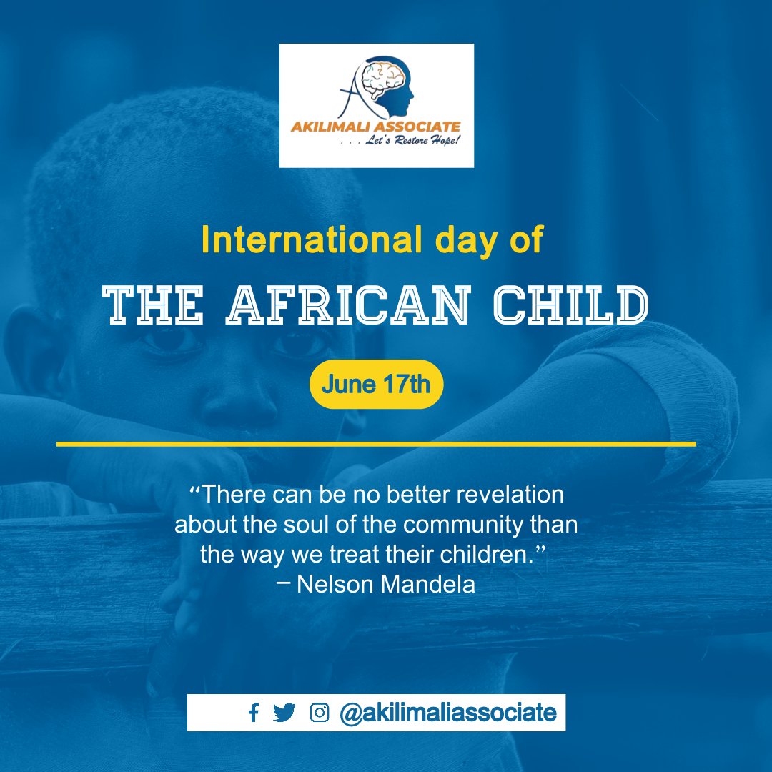 AkiliMaliAssoc1's tweet photo. Happy international day of the African child.

“Every time a child is saved on the dark side of life, every time 
one of us makes an effort to make a difference in a child’s life, 
we put light and healing into our lives.” 
#happyinternationalafricanchildday2023 #letsrestorehope https://t.co/Jg4QUSFQDd
