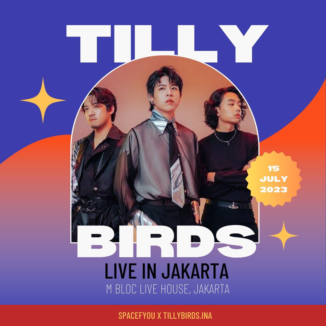 spacefyou's tweet photo. Hai, teman-teman TillyBirds Indonesia 👋🏻

Sudah siap seru-seruan bareng TillyBirds tanggal 15 Juli nanti?🤘🏻

Senang banget nih, @spacefyou x @tillybirds_ina akan mengadakan fan project untuk konser TillyBirds nanti 🥳 https://t.co/jQbH1cxRi3