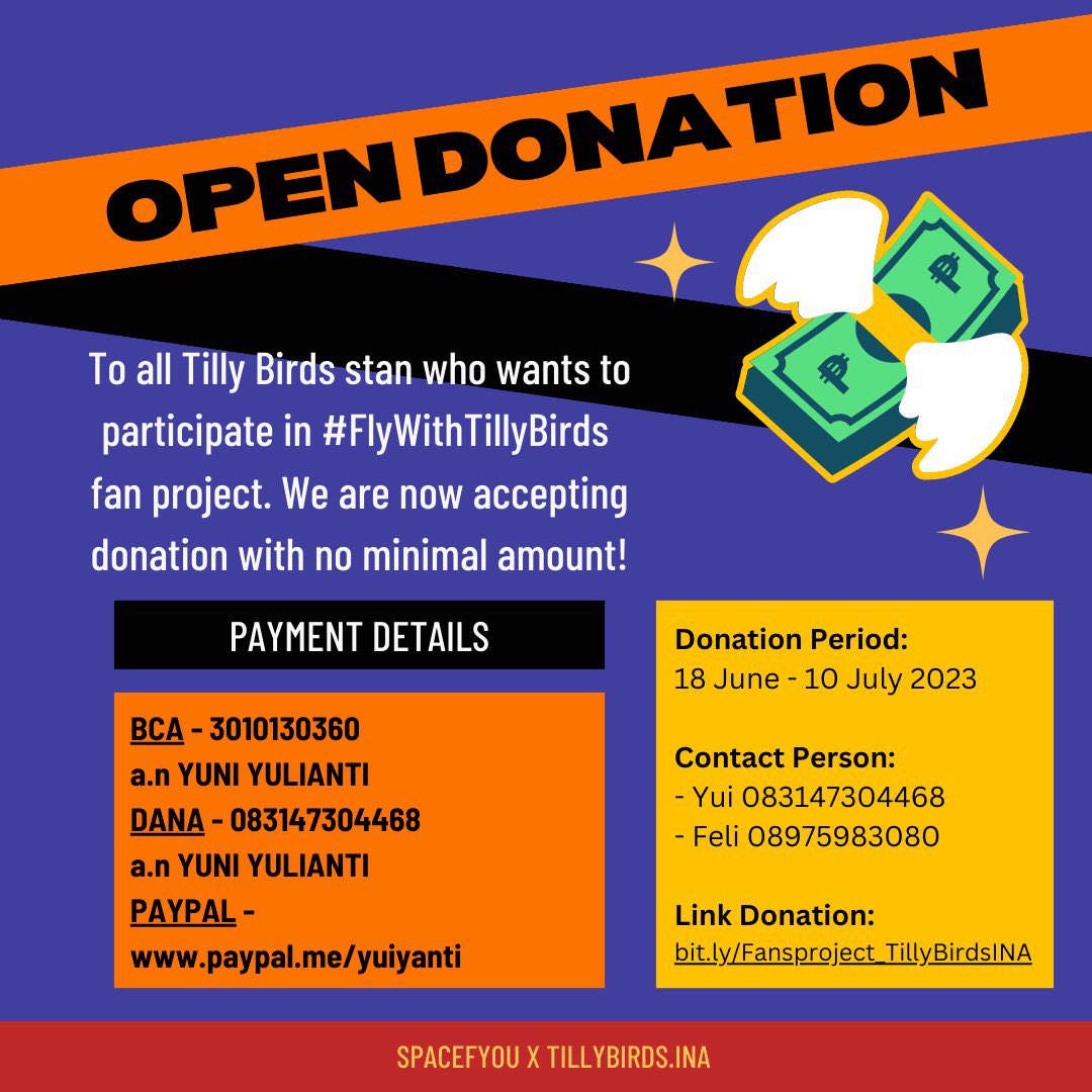 spacefyou's tweet photo. Kalian bisa ikut serta dalam fan project ini dengan melakukan donasi tanpa minimal transfer! Link untuk donasi ada di sini ya🥰 
➡️https://t.co/SdnJJVWQoF https://t.co/ZeDHLr8KNe
