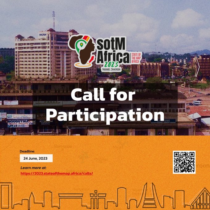 Calling all African open mapping enthusiasts to apply for a scholarship to attend State of the Map 2023 ✈️ Apply by July 02 2023. #SotMAfrica2023 forms.gle/w9NcUNYyyoieo3…