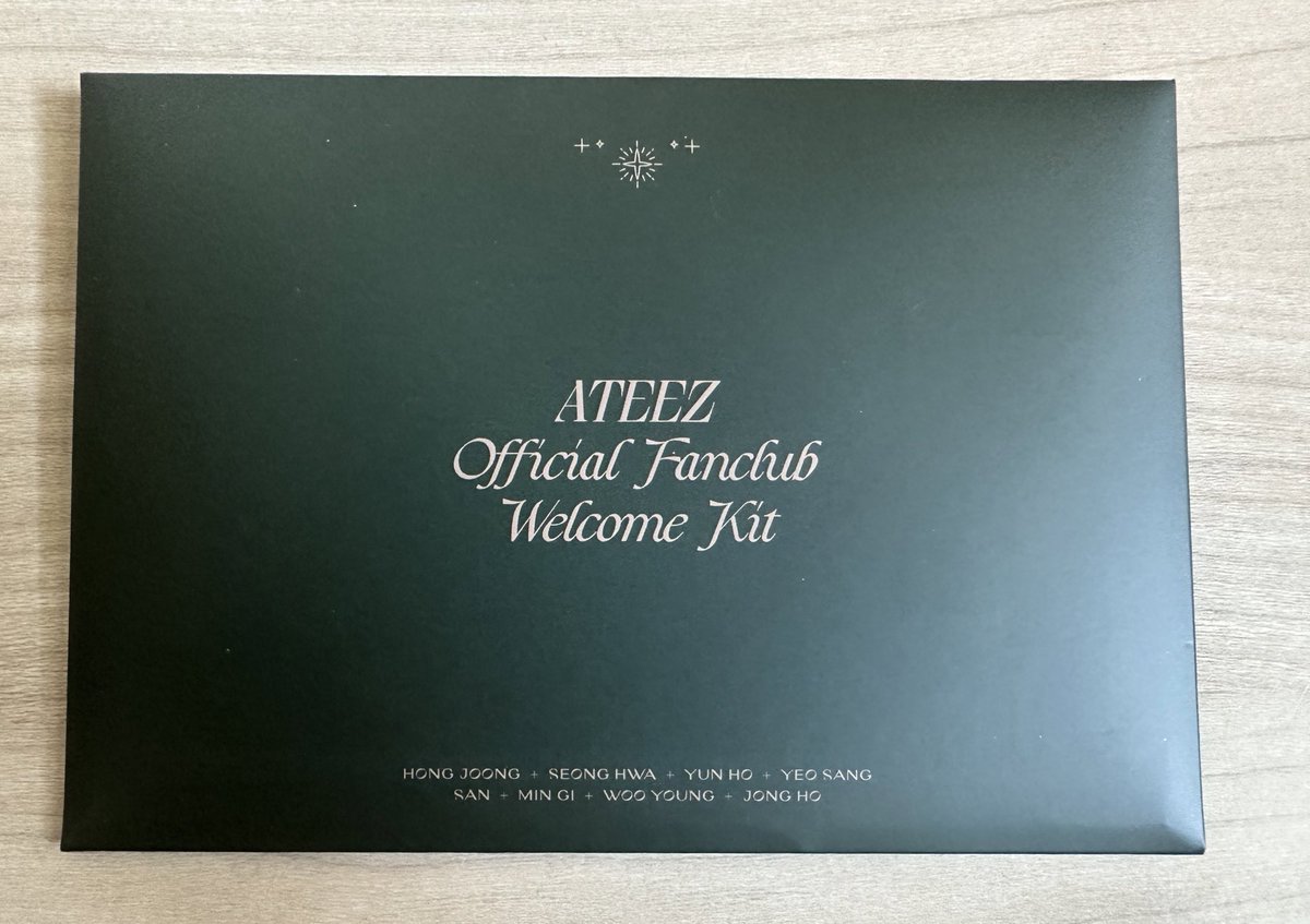 ATEEZ韓国ファンクラブキット ATEEZ OFFICIAL MEMBERSHIP KIT レビュー｜HZK