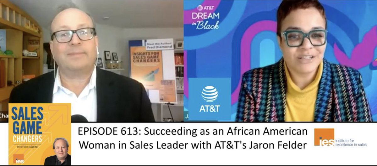 Great conversation with #FredDiamond on his podcast #SalesGameChangersPodcast. I’m honored to share my diverse perspective &amp; lead a talented team of business professionals at <a href="/ATT/">AT&T</a>! #LifeatATT  📖 Read the transcript at lnkd.in/edDikaCU.
👂🏻Listen at bit.ly/43UTpes