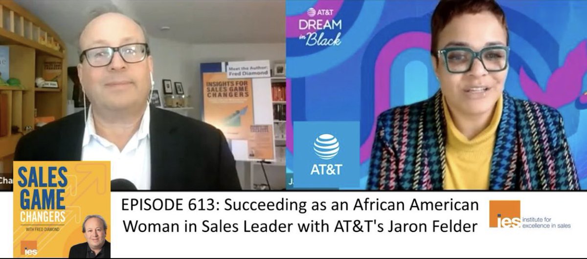 Great conversation with #FredDiamond on his podcast #SalesGameChangersPodcast. I’m honored to share my diverse perspective & lead a talented team of business professionals at @ATT! #LifeatATT 📖 Read the transcript at lnkd.in/edDikaCU. 👂🏻Listen at bit.ly/43UTpes