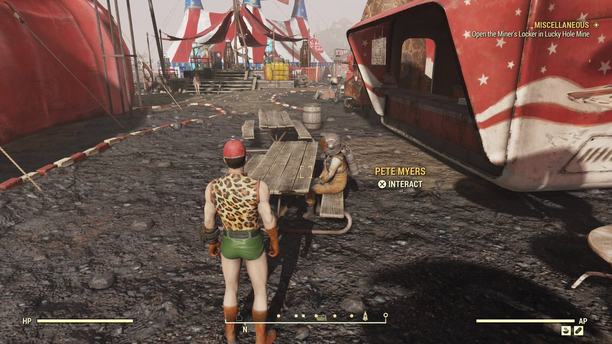 PorqueQuince's tweet image. Wait. Never mind. Pete wore his Hazmat Suit.

#PS5Share
#Fallout76
#MutationInvasion