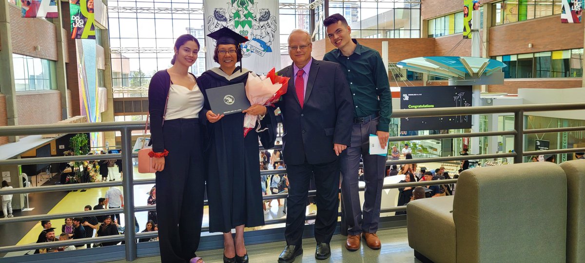 EarlaRiopel's tweet photo. The moment of truth. Finally graduated from #DouglasCollege's BBA-Accounting-15June23! So far, collected 165.5 credits since 2019 (incl.#UBC transfers-18 credits). Next,post-degree programs (Marketing/Personal Finance)!#USCPAexamGrandfatheredStatus or not, I got 150hrs+credits!🥰 https://t.co/zBivQqRMdS