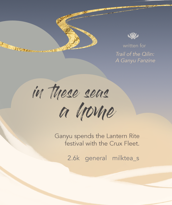 i wrote about ganyu &amp; beidou for <a href="/ganyuzine/">Trail of the Qilin | Project complete !</a>! leftover sales are open now, so please do check it out 💙

🔗 archiveofourown.org/works/47927326
