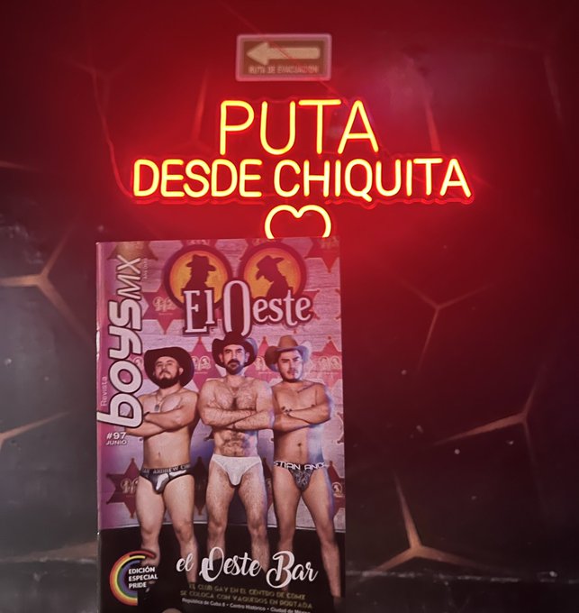 Boys recuerden que también pueden ir por @revistaboysmx de junio a Club XXXI, lo que antes era Gayta