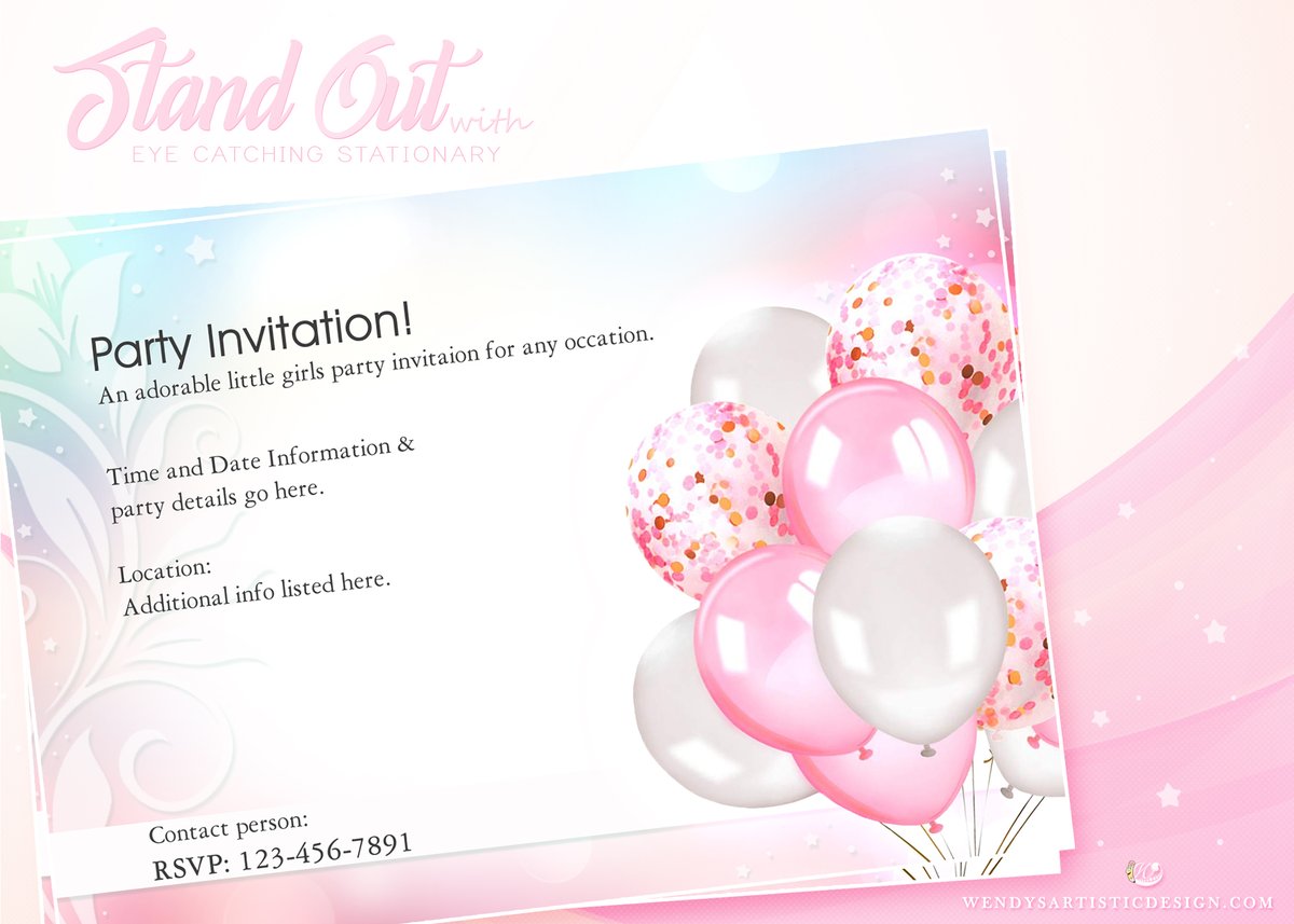 Had the opportunity to design this #adorable party invitation this afternoon. It came out #socute! I #love the color pallet 🩷
👉 wendysartisticdesign.com
#partyinvitations #foranyoccasion #cutestationary #personalized #celebration #graphicdesigner