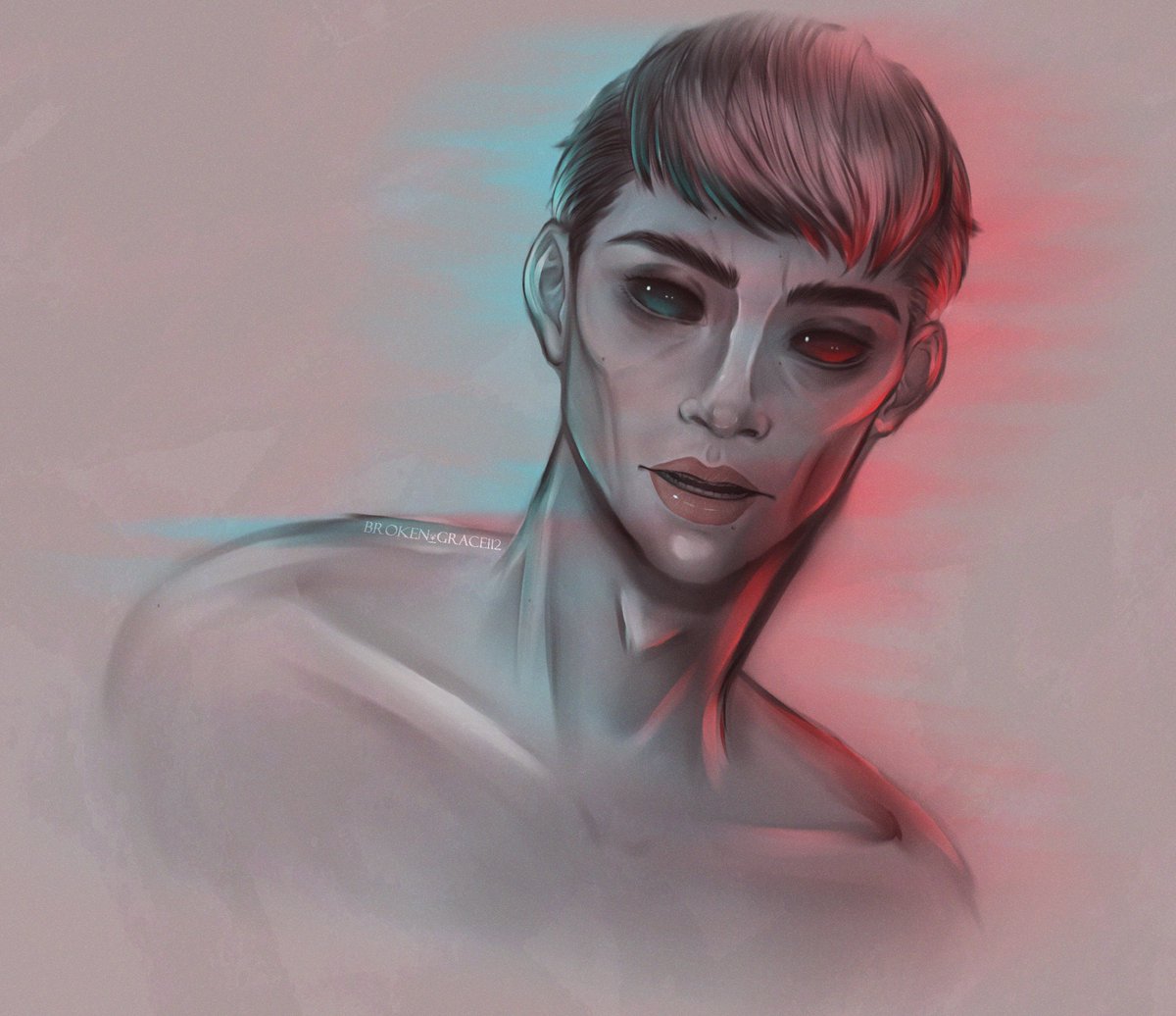 Some painting practice with The Outsider ^^ 💙
#Dishonored
