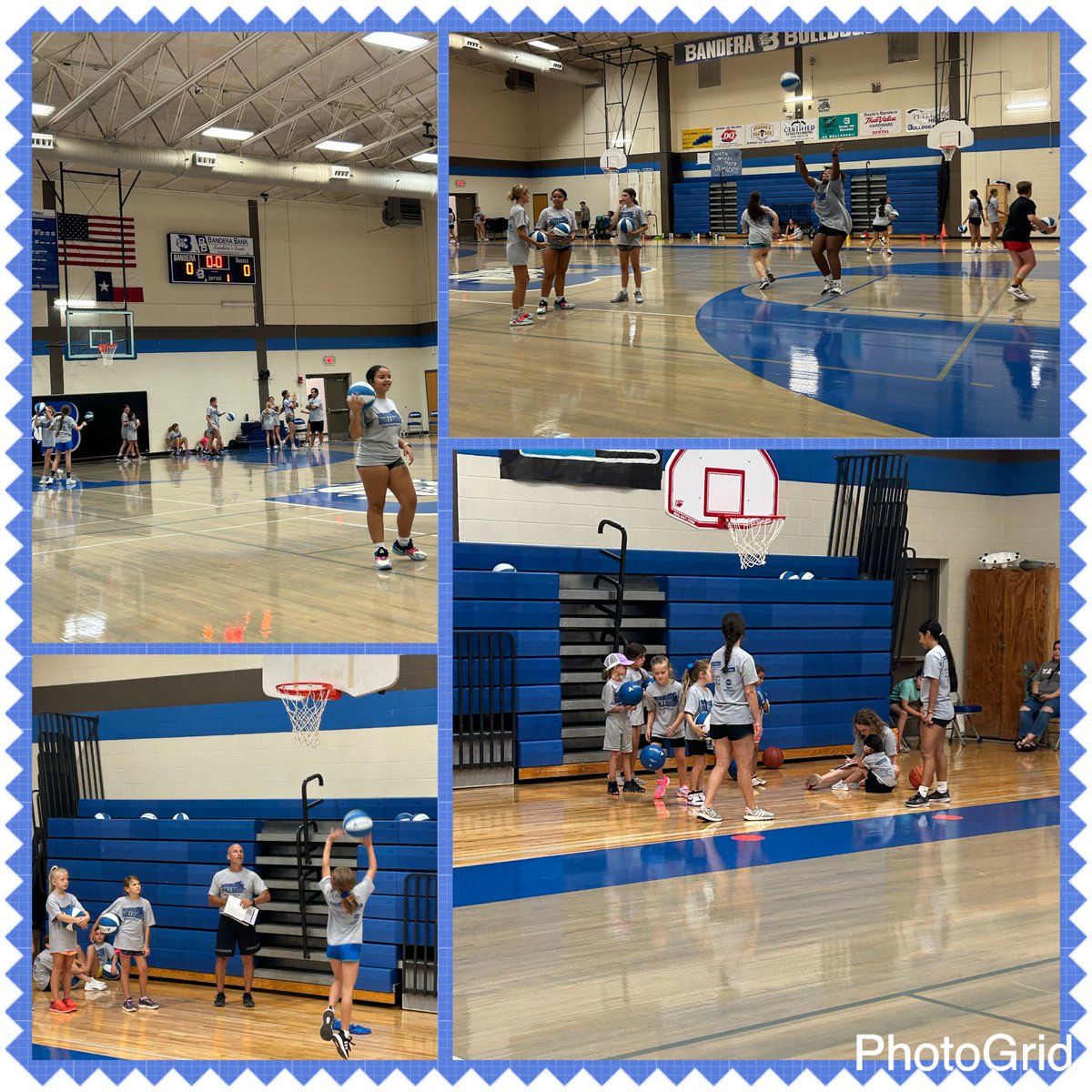 BanderaLadyHoop's tweet photo. Great way to start a hot Friday in a cool gym with Future Lady Bulldogs! #HeartandSoul https://t.co/FzjYAYLL8Z