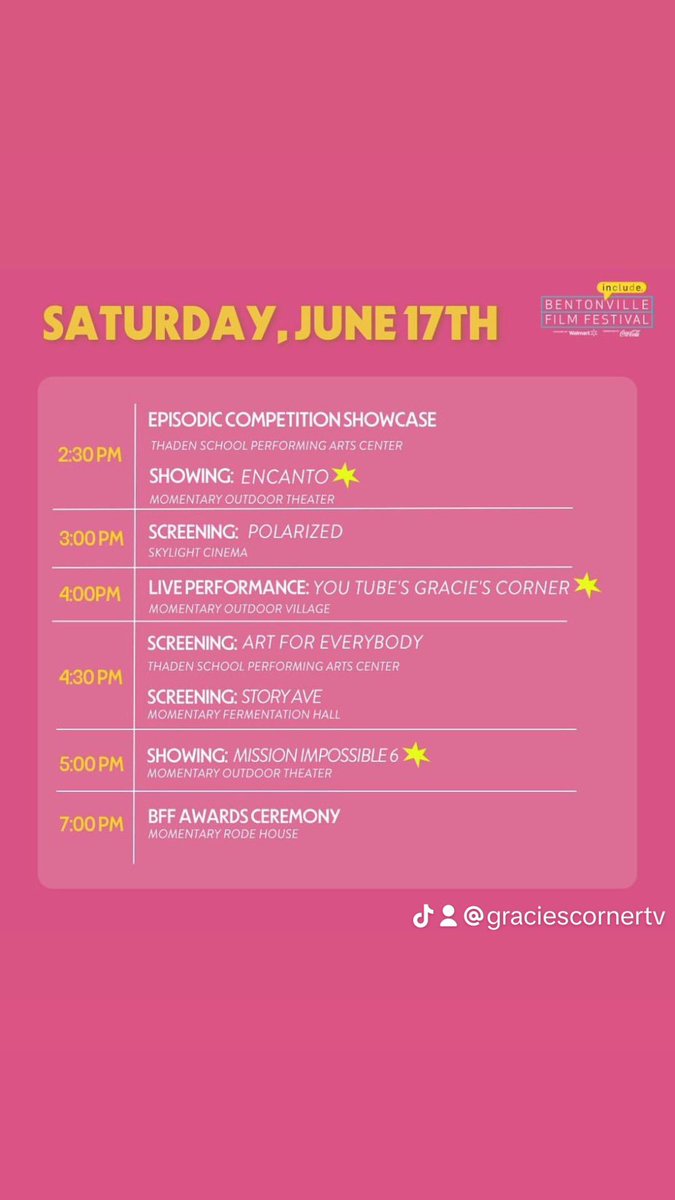 Come sing and dance along with Gracie this Saturday 6/17 at 4:00pm at the @BFFfestival 🎤🎵
Click the link in our bio to learn more ⬆️
.
.
#graciescorner #representationmatters #bffoundation #learnthroughplay