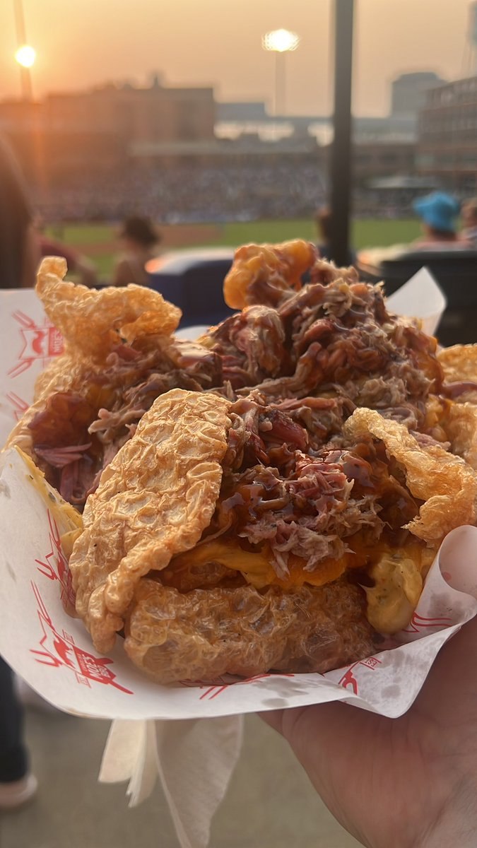 BallparkDave's tweet photo. @DurhamBulls @Carolina_Moe are at the game tonight. You have to get the oinkchos https://t.co/M7PvSEJZOt