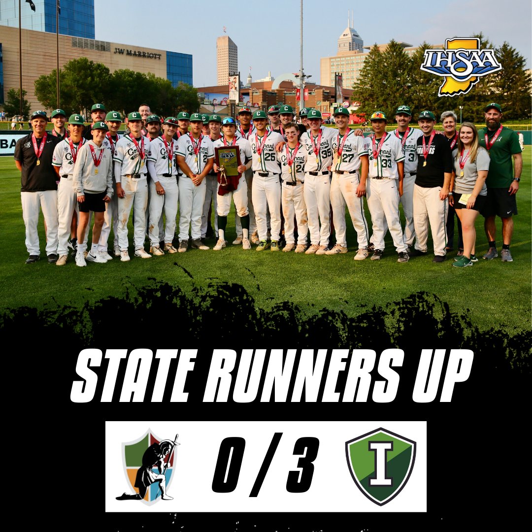 athletics4cchs's tweet photo. Warriors finish as this year’s @IHSAA1 2A State Runners-Up! @cchsindy https://t.co/ZVYXHFzeeV