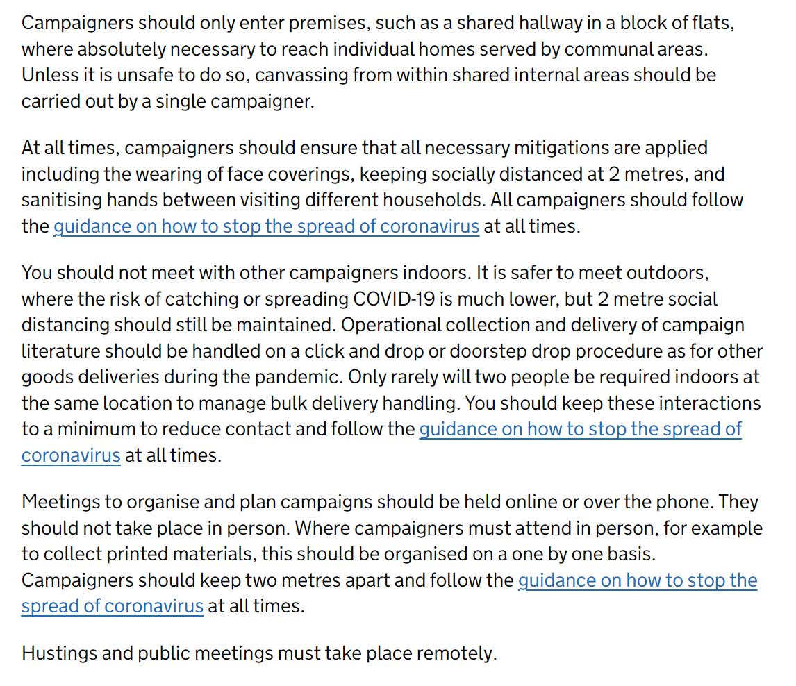 PoliticalPig's tweet image. Key sections of the rules governing campaigning. #COVID19

So again, @DurhamPolice can you explain how you managed to reach the decision that no one at the #Beergate event, not @Keir_Starmer or #AngelaRayner broke these rules.

Transparency is needed for trust in the process.