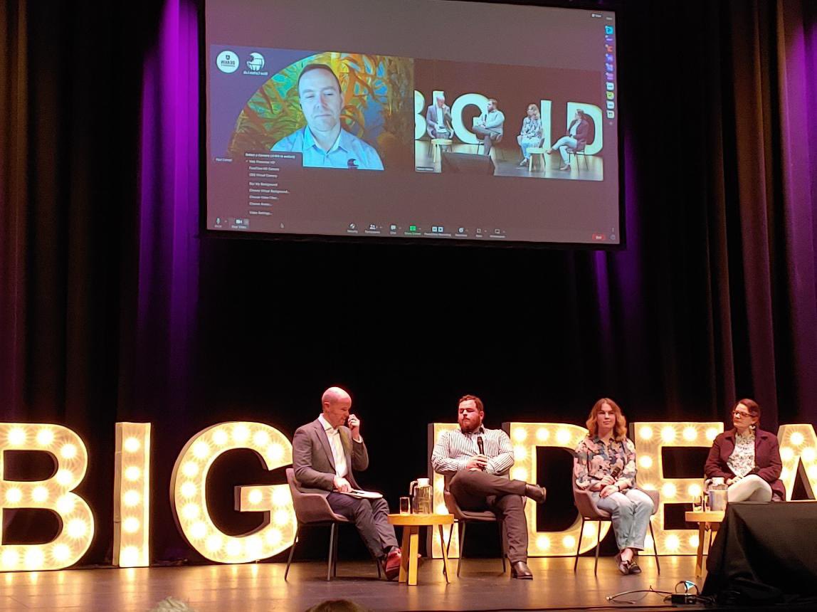 Thanks to those that came along to our #festivalofbigideas session on developing a #seaweed #aquaculture industry in #Gippsland . Some great discussion and questions! I felt a bit like the Wizard of Oz on the big screen, but dialling in from home, rather than behind the curtain🤣