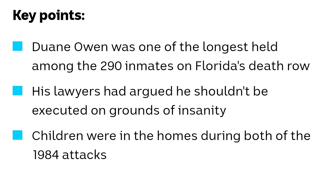 <a href="/ACLU/">ACLU</a> Karen Slattery, 14 was repeatedly stabbed and raped in a home in Delray Beach while two children in her care were sleeping.

Two months later, in May 1984, Georgianna Worden was sleeping in her Boca Raton home when Owen struck her several times with a hammer and raped her.

One