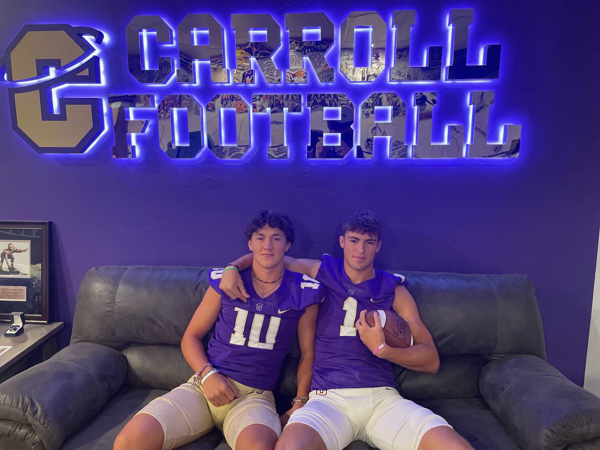Thanks to all the coaches at <a href="/FootballCarroll/">Carroll College Football</a>. Had a great time at camp!! 🏈 
<a href="/CoachPfanny/">Alex Pfannenstiel</a> <a href="/CoachTPurcell/">Coach Troy Purcell</a>