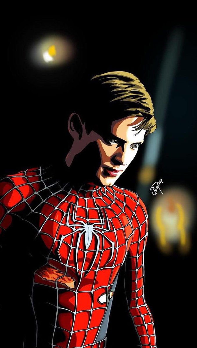 Spider-Man Tobey Maguire Artwork by IG ugur.cdrr #SpiderMan #tobeymaguire #samraimi #marvel #MarvelComics #comicart #comicbookart #comicbook #comicbooks #SpiderVerse