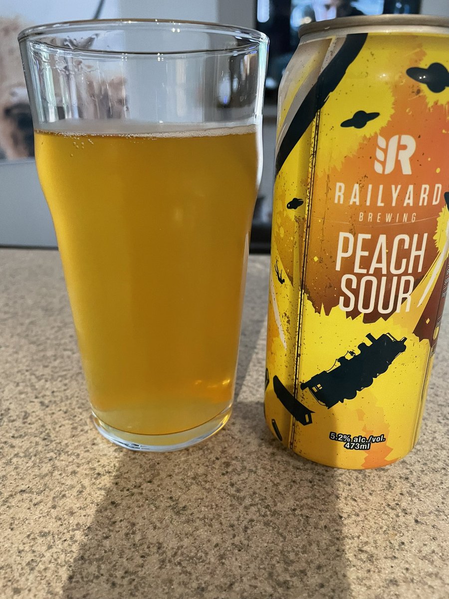 Happy Friday! A peachy way to end the week <a href="/RailyardBrewing/">Railyard Brewing</a>