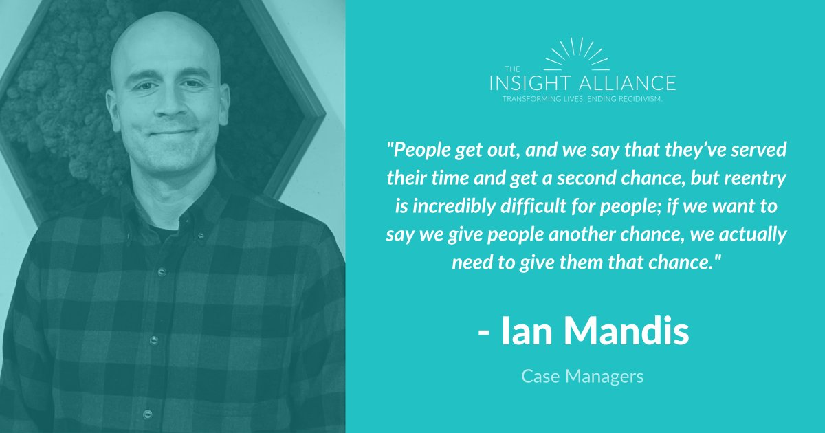 Please join us in welcoming Ian to The Insight Alliance team! 
When he’s not at The Insight Alliance, you might find him playing guitar, and trying to sing 🎸🎤🎶

#TheInsightAlliance #TransformingLives #EndingRecidivism