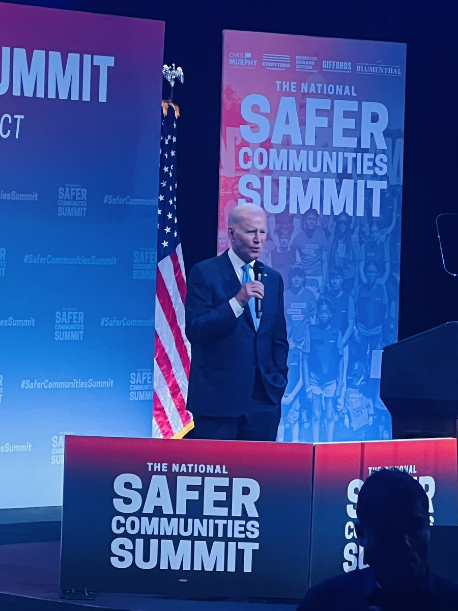 kateforct's tweet image. Our @POTUS: “We are not finished. We are not finished. We are not finished.” #endinggunviolence #CommonSenseGunControl
#safercommunitiessummit