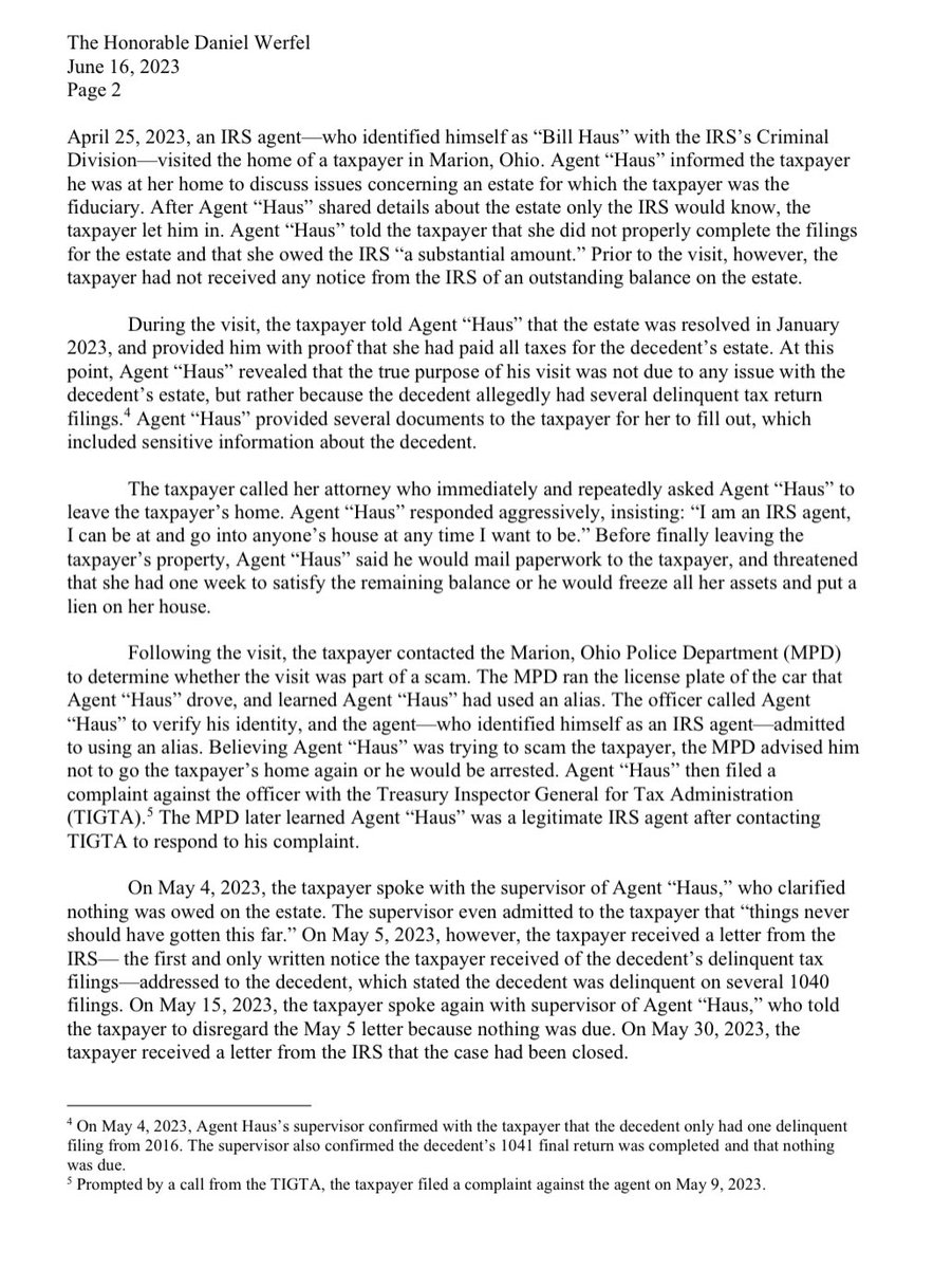 JudiciaryGOP's tweet photo. Why is the IRS using fake names to harass Americans? 

New from @Weaponization here: https://t.co/AYiruOs5lm