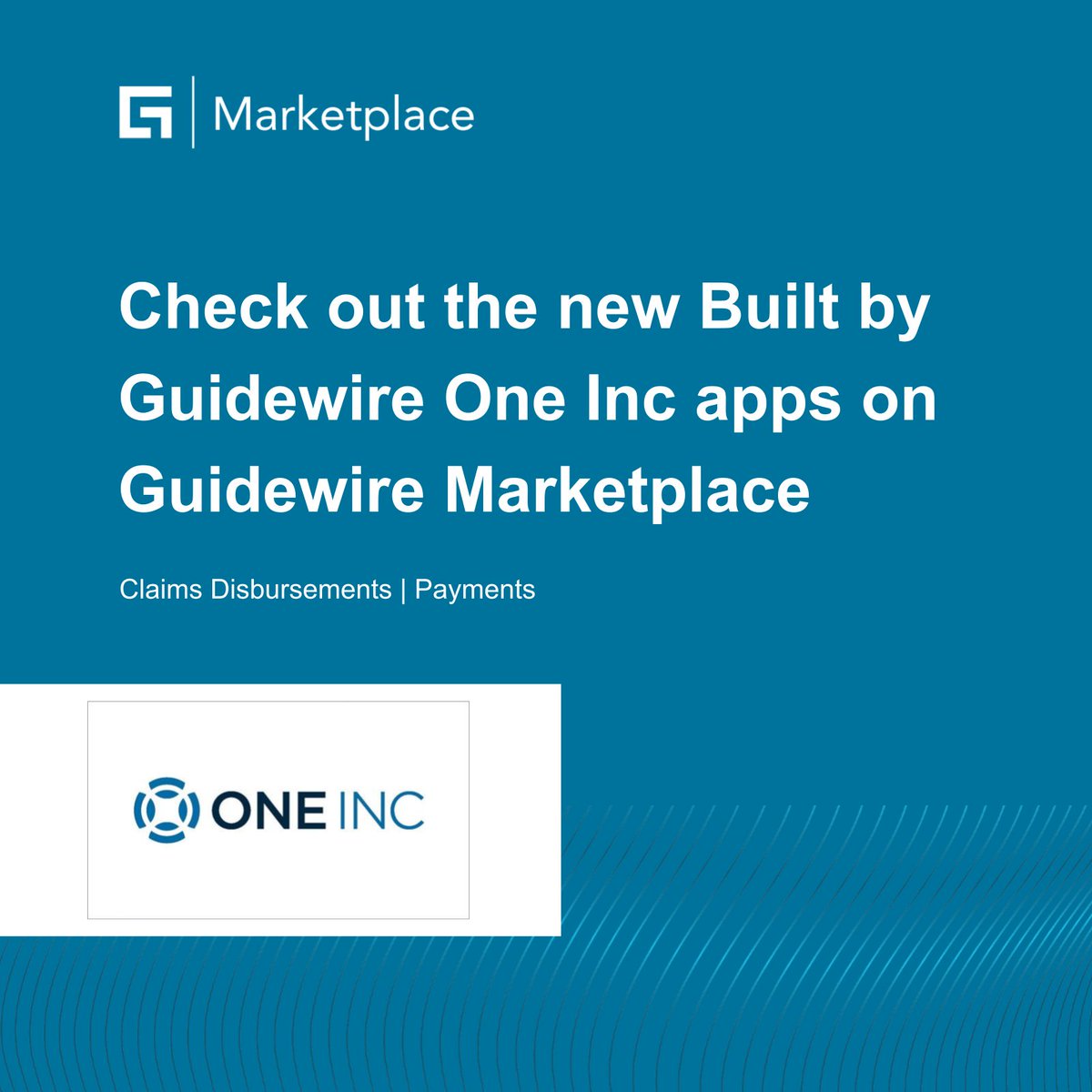 We announced the new Built by Guidewire One Inc integrations are now on #GuidewireMarketplace:  bit.ly/440YDpe