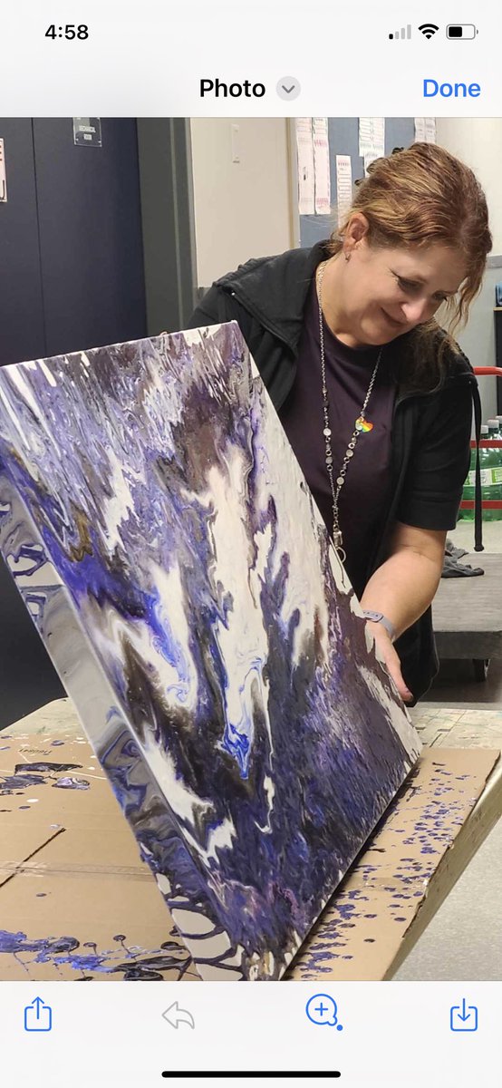 She has been trying to make an artist out of me all year…thanks Boss #formyoffice ##stillkeepingmydayjob #sothoughtful #itwasfun #ASIAnorthpopart ⁦<a href="/AbbotsfordSD/">Abbotsford Schools</a>⁩ ⁦<a href="/AbbyNews/">Abbotsford News</a>⁩ ⁦<a href="/NNgieng/">Nathan Ngieng, Ed.D</a>⁩