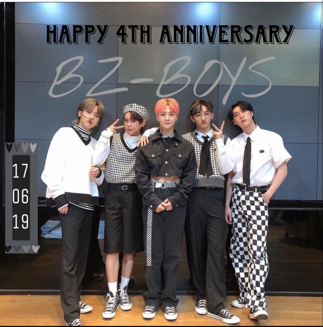BZ_BOYS_MEXICO's tweet photo. MIS BZBOYS🥺💙🤍
¡FELIZ 4TO ANIVERSARIO!🎉
Estamos tan felices de ver todo lo que han crecido y avanzado.
Les amamos mucho ♥️ 
Gracias por ser tan especiales, estamos orgullos@s de lo que han hecho!🎊
#HAPPY_4TH_ANNIVERSARY_BZBOYS 
#HAPPYBZBOYSDAY 
#happy_4thBZBOYS 
@bz_boys https://t.co/8vBIB7Nqws