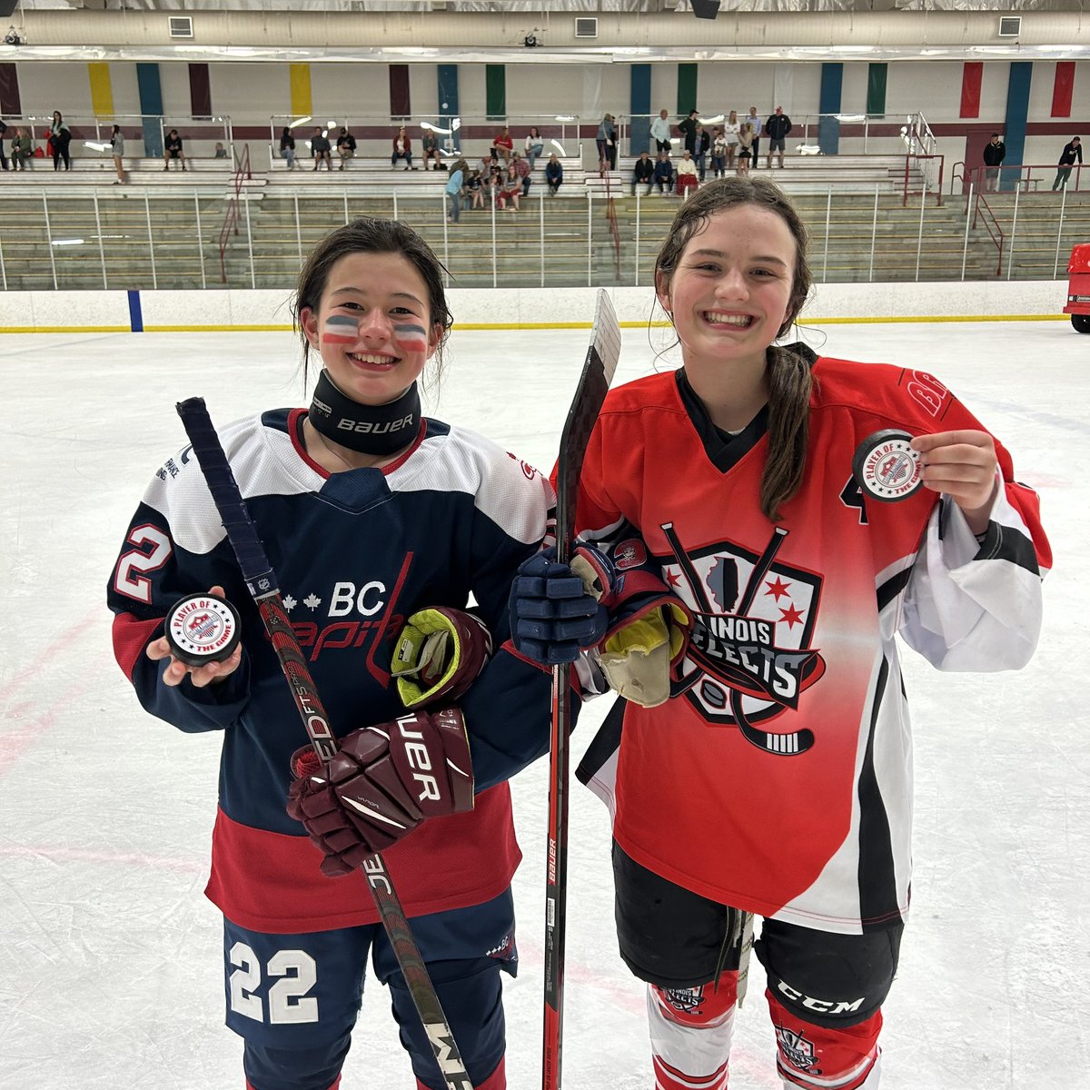 2023 NAFES 
2010

Illinois Selects  > BC Capitals  (7-2) 

Players of the Game 
Illinois - Brooke Lakowske  (6g) 
BC Capitals  -  Naomi Takeuchi 

#2023NAFES